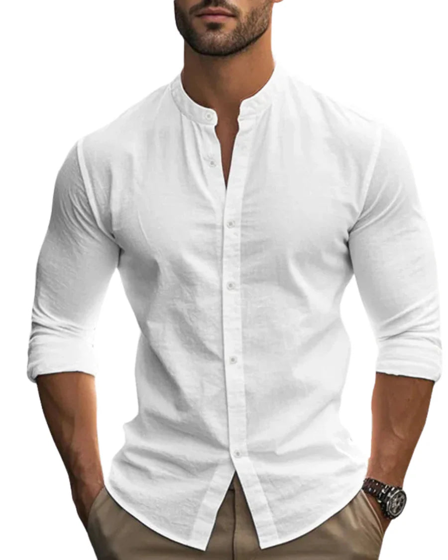 Elio™ | Camisa de 100% lino premium de corte relajado - Nuovo&CO