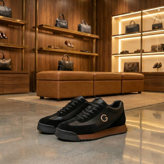 Giorgio™ | Sneakers de piel y ante bicolor estilo urbano - Nuovo&CO