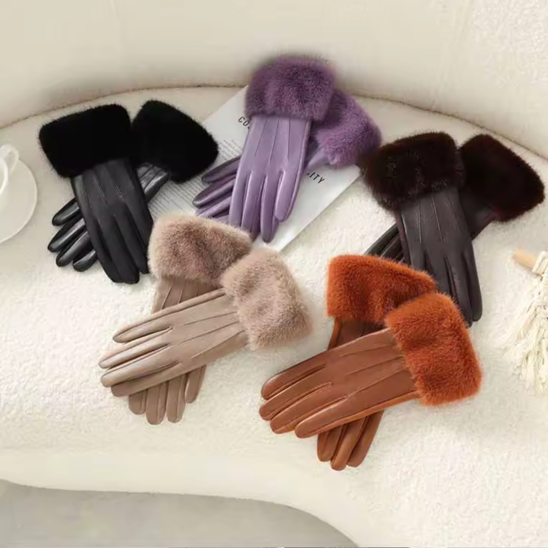 Guantes en toda la gama de colores de ecopiel y pelo