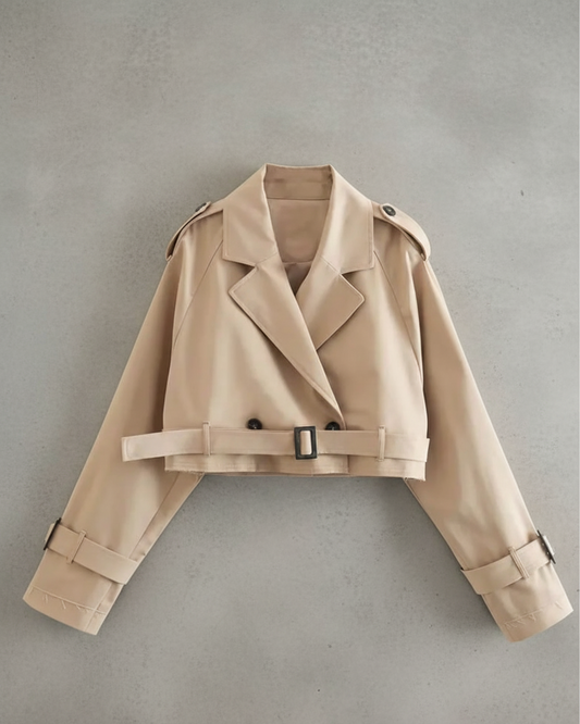 Arenisca™| Trench corto elegante para mujer - Nuovo&CO