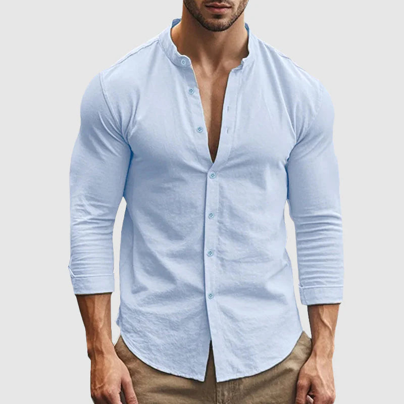 Elio™ | Camisa de 100% lino premium de corte relajado - Nuovo&CO
