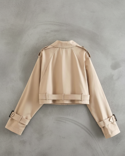 Arenisca™| Trench corto elegante para mujer - Nuovo&CO