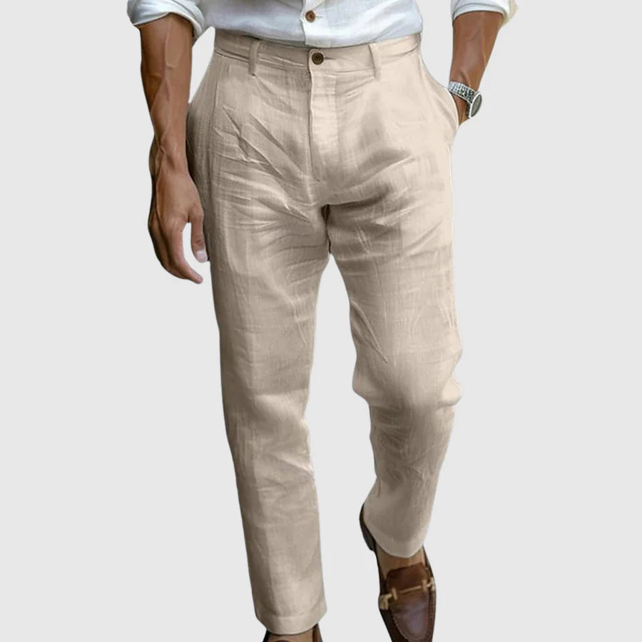 Lucca™ | Pantalón de lino premium de corte moderno - Nuovo&CO