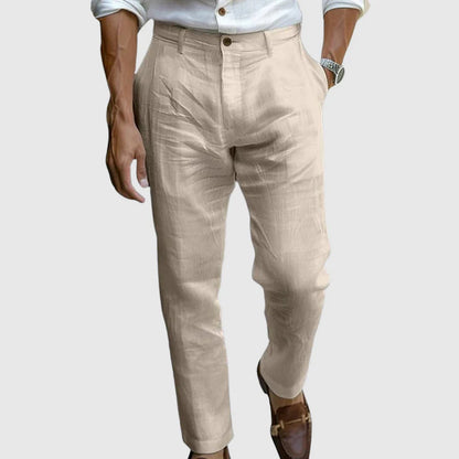 Lucca™ | Pantalón de lino premium de corte moderno - Nuovo&CO