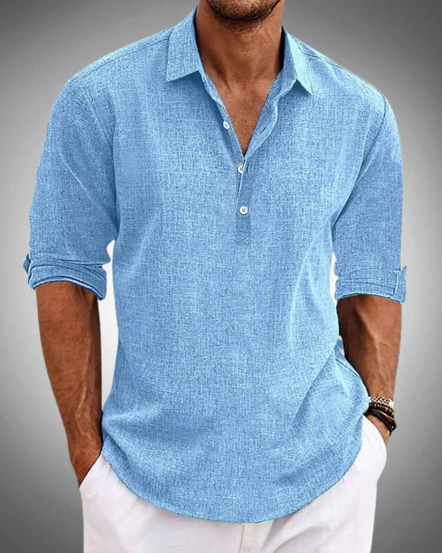 Matteo™ | Camisa de algodón texturizado - Nuovo&CO