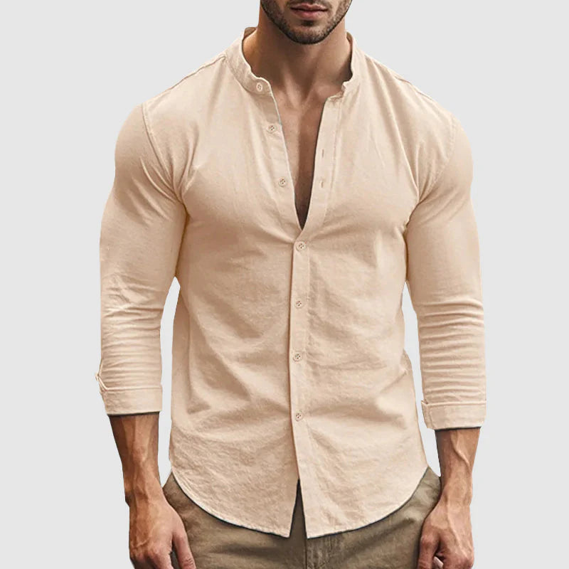 Elio™ | Camisa de 100% lino premium de corte relajado - Nuovo&CO