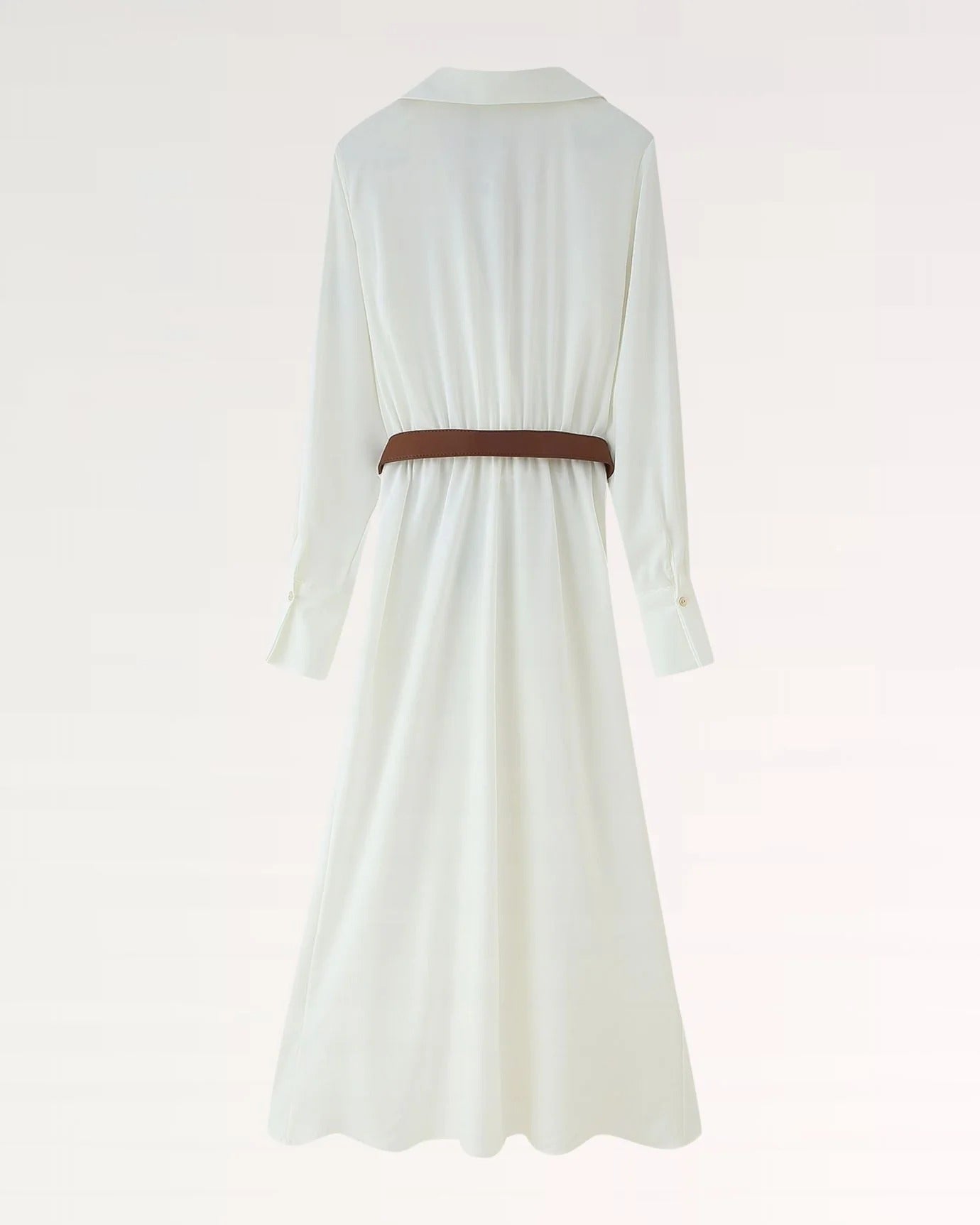 Mykonos™ | Vestido midi elegante de algodón – estilo mediterráneo - Nuovo&CO