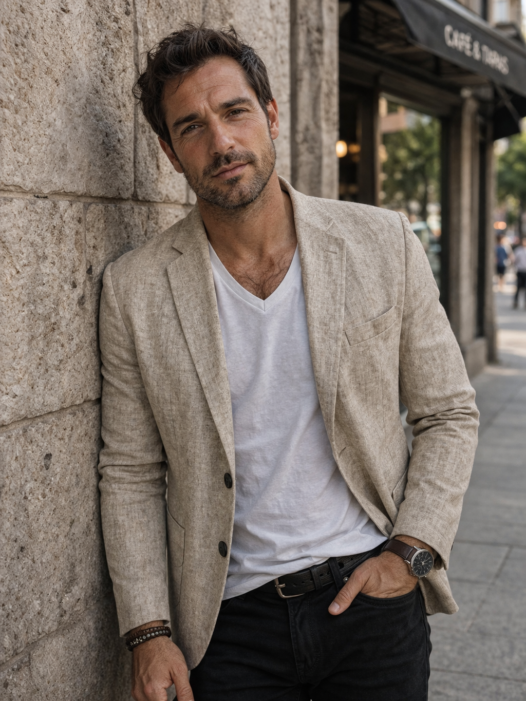 Virelli™ | Blazer ligero estructurado para hombre - Nuovo&CO