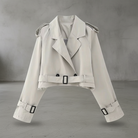 Arenisca™| Trench corto elegante para mujer - Nuovo&CO