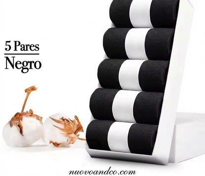 The Moretti™ Pack | Set de 5 Pares de Calcetines de Algodón Premium - Nuovo&CO
