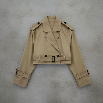 Arenisca™| Trench corto elegante para mujer - Nuovo&CO