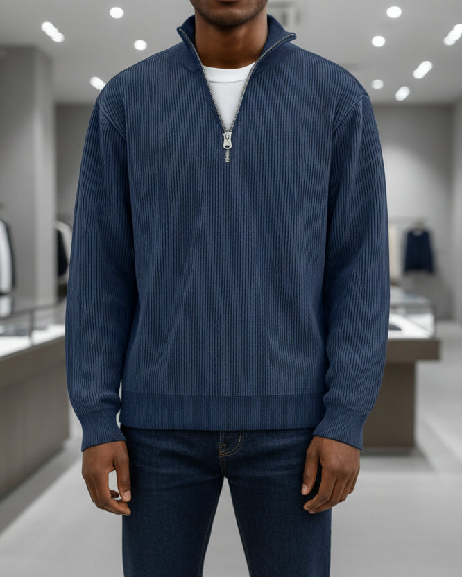 Mancini™ | Jersey de Punto Suave con Cuello Redondo - Nuovo&CO