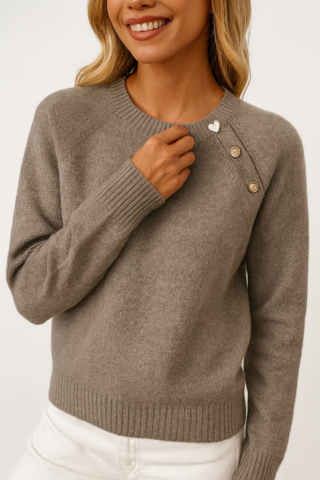 Elsa™ Jersey Elegante | Algodón Premium y Detalles Chic