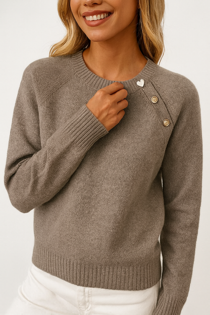 Elsa Jersey Elegante | Algodón Premium y Detalles Chic