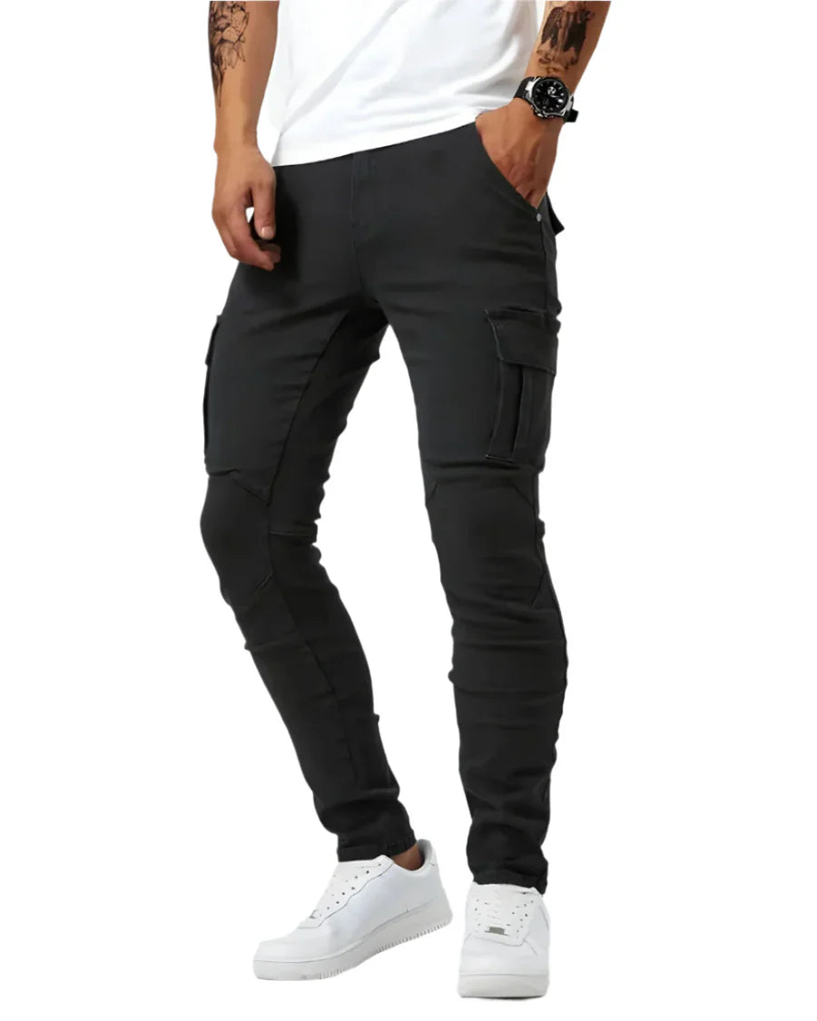 Dario | Pantalones cargo stretch de corte moderno - Nuovo&CO