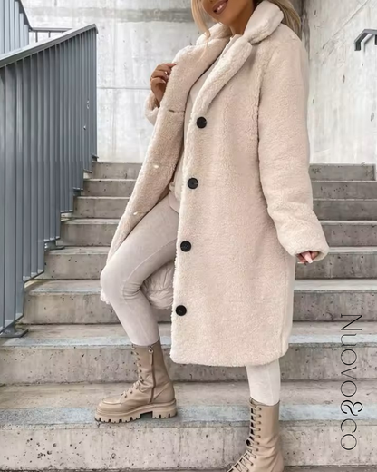 Cozzy™ | Abrigo de peluche Teddy oversize - Nuovo&CO