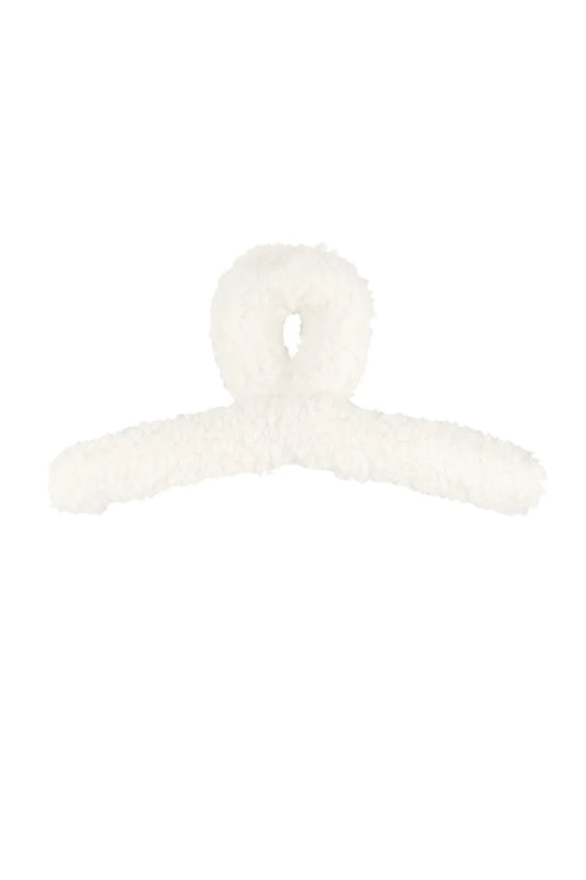 Fluffy | Pinza de pelo con textura de peluche