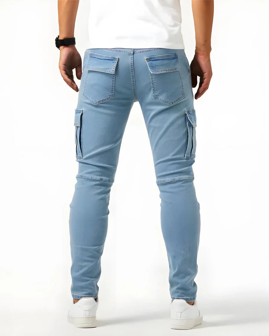 Dario | Pantalones cargo stretch de corte moderno - Nuovo&CO