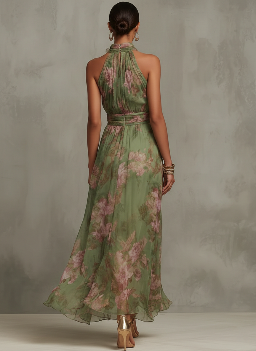 Sophie | Elegantes Sommerkleid mit Blumenmuster
