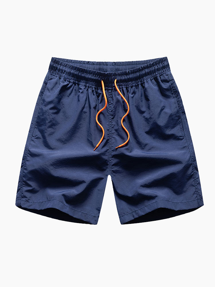 Island Sailing Print Button Up Shirt & Swim Shorts