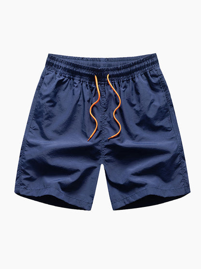 Island Sailing Print Button Up Shirt & Swim Shorts
