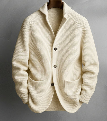 Luca™ | Cárdigan de punto con cuello chal y botones - Nuovo&CO