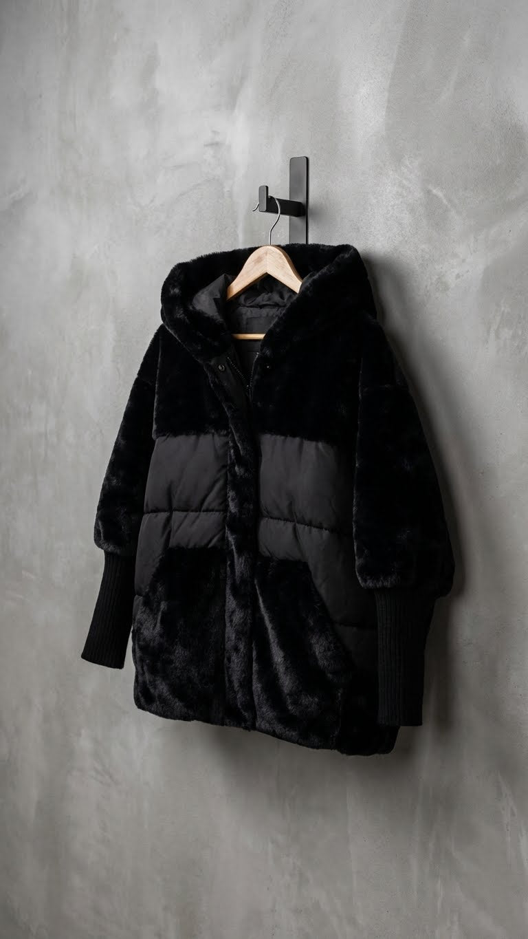 Camilla™ | Chaqueta acolchada con capucha y textura suave - Nuovo&CO