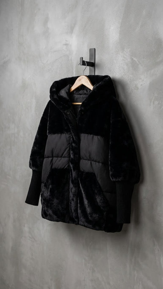 Camilla™ | Chaqueta acolchada con capucha y textura suave - Nuovo&CO