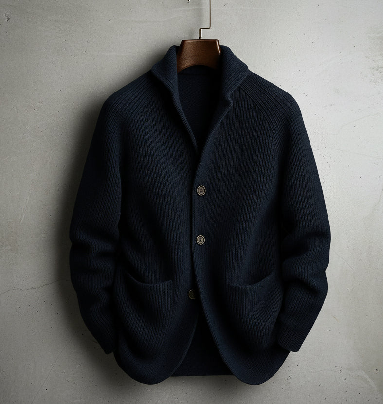 Luca™ | Cárdigan de punto con cuello chal y botones - Nuovo&CO