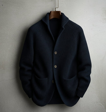 Luca™ | Cárdigan de punto con cuello chal y botones - Nuovo&CO