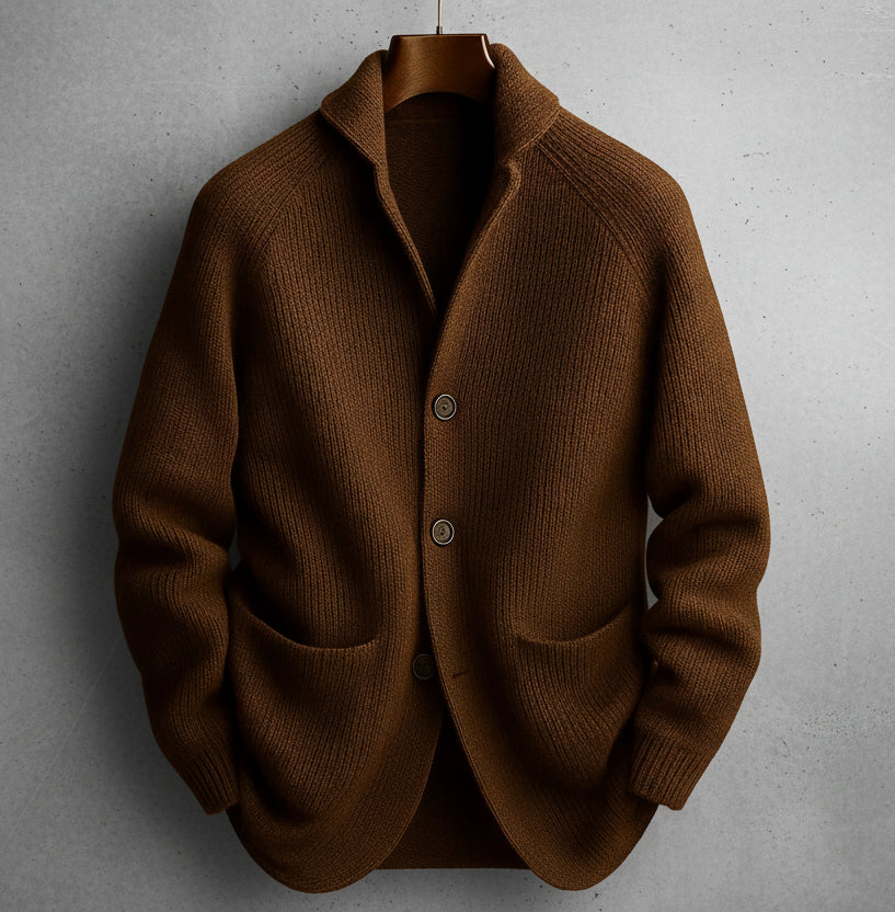 Luca™ | Cárdigan de punto con cuello chal y botones - Nuovo&CO