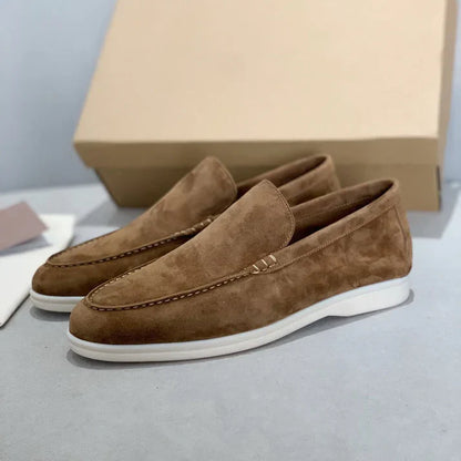 Enzo™ | Mocasines de ante con suela híbrida - Nuovo&CO