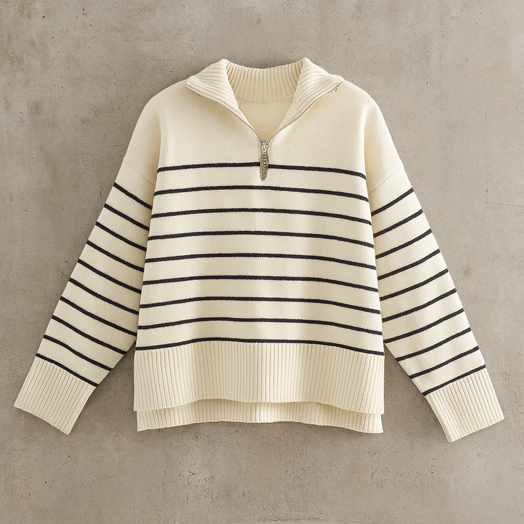 Jersey Riviera™ | Jersey chic con rayas marineras