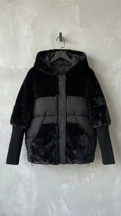 Camilla™ | Chaqueta acolchada con capucha y textura suave - Nuovo&CO