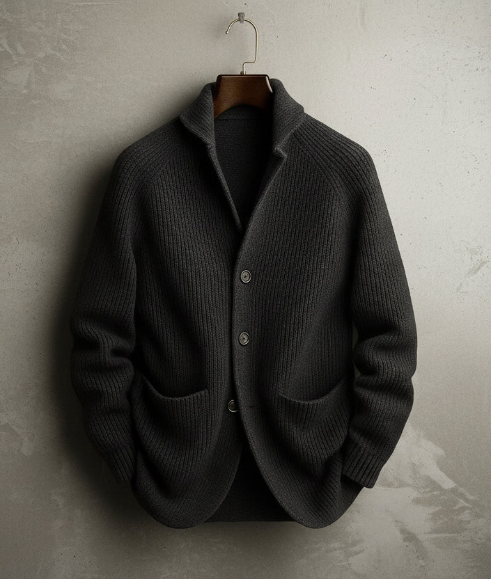 Luca™ | Cárdigan de punto con cuello chal y botones - Nuovo&CO