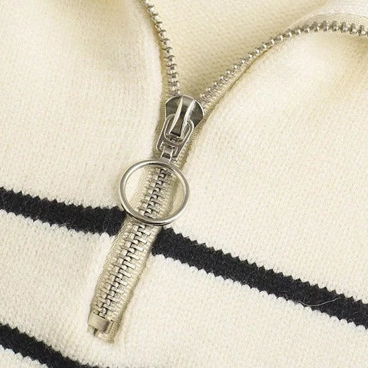 Jersey Riviera™ | Jersey chic con rayas marineras