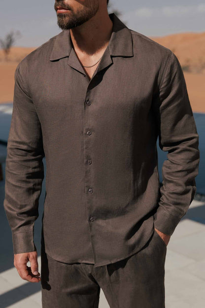Nápoli™ · Camisa de lino manga larga - Nuovo&CO