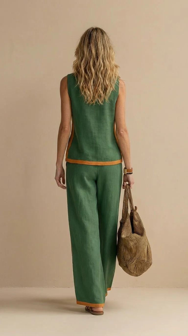 Fiorella™ | Conjunto ligero de lino y algodón - Nuovo&CO