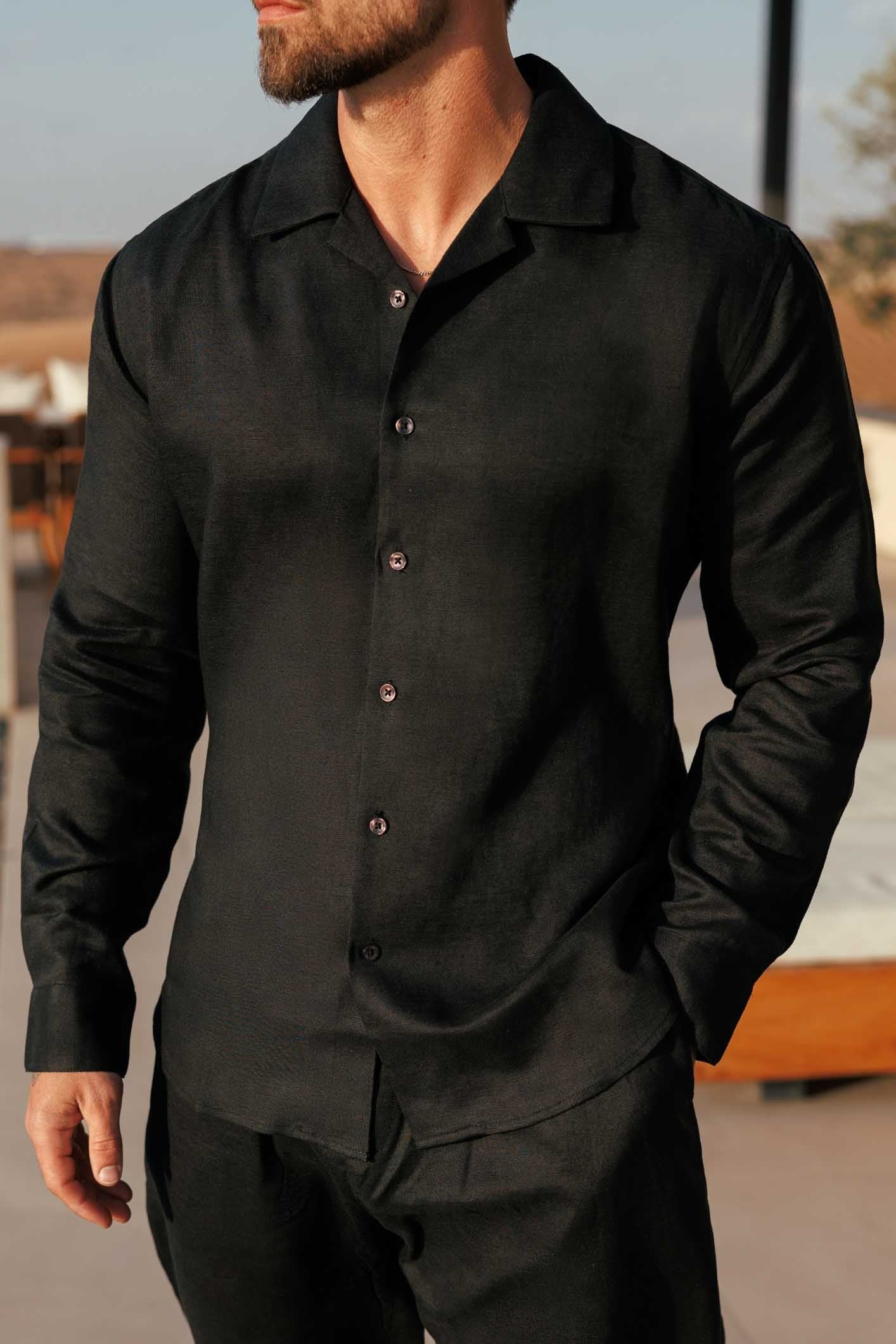 Nápoli™ · Camisa de lino manga larga - Nuovo&CO