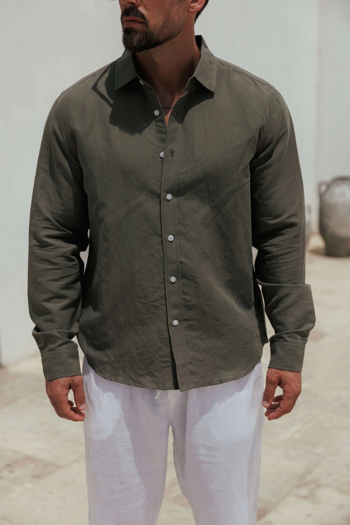 Nápoli™ · Camisa de lino manga larga - Nuovo&CO