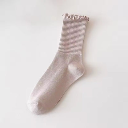 Cellini™ | Calcetines de Algodón Premium con Borde Rizado (Pack de 4) - Nuovo&CO