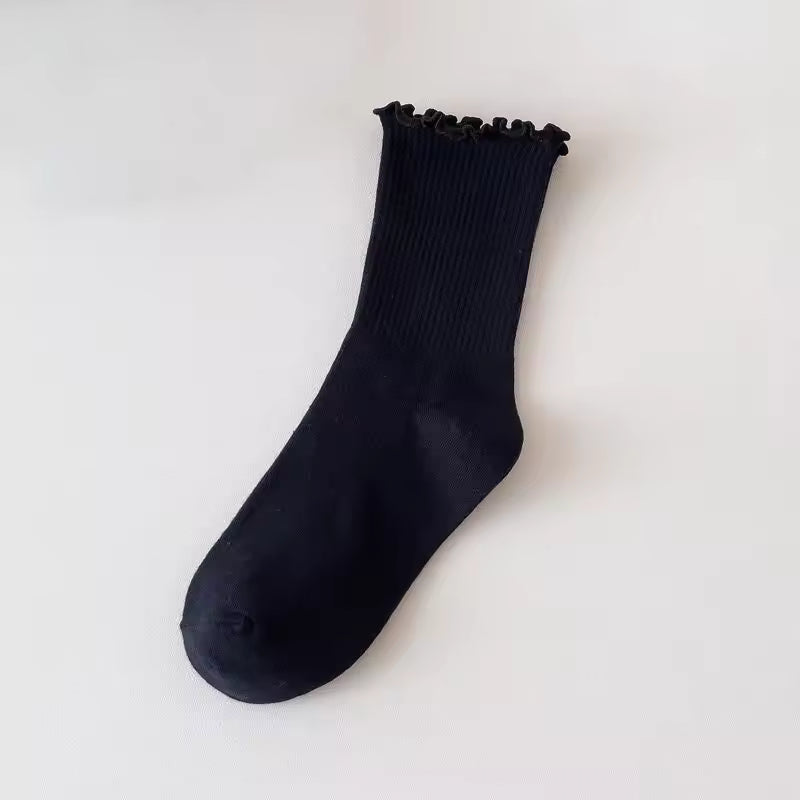Cellini™ | Calcetines de Algodón Premium con Borde Rizado (Pack de 4) - Nuovo&CO