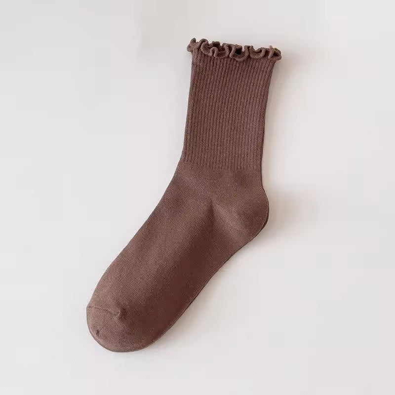 Cellini™ | Calcetines de Algodón Premium con Borde Rizado (Pack de 4) - Nuovo&CO