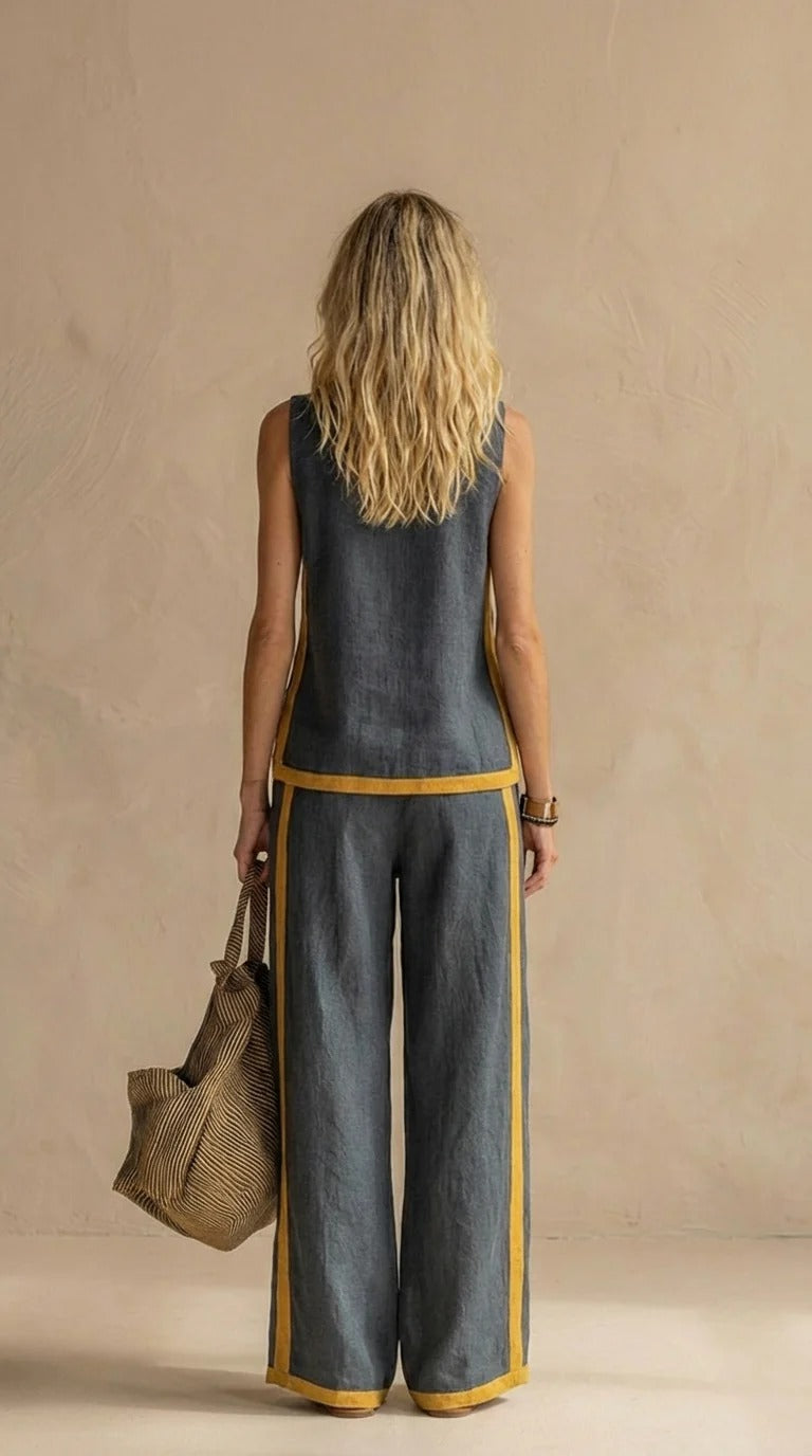 Fiorella™ | Conjunto ligero de lino y algodón - Nuovo&CO