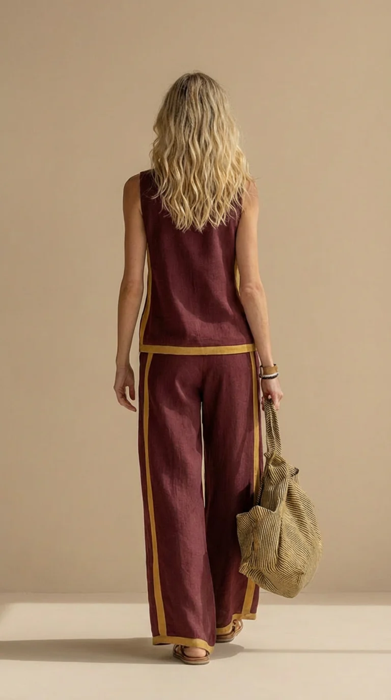 Fiorella™ | Conjunto ligero de lino y algodón - Nuovo&CO