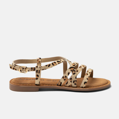 Tessa™ · Sandalia slingback de tiras de cuero - Nuovo&CO