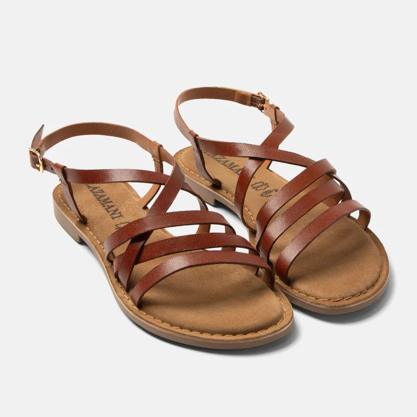 Tessa™ · Sandalia slingback de tiras de cuero - Nuovo&CO