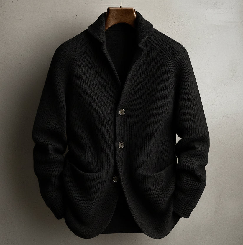 Luca™ | Cárdigan de punto con cuello chal y botones - Nuovo&CO