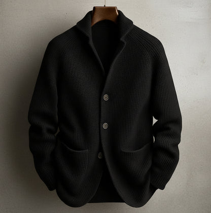 Luca™ | Cárdigan de punto con cuello chal y botones - Nuovo&CO