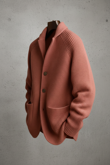 Luca™ | Cárdigan de punto con cuello chal y botones - Nuovo&CO